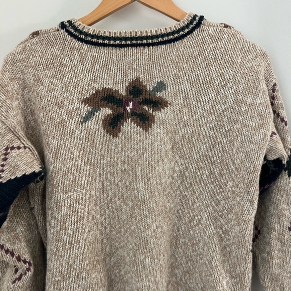 VTG Paul Harris Design Womens Sweater Floral Size Small - Picture 14 of 16
